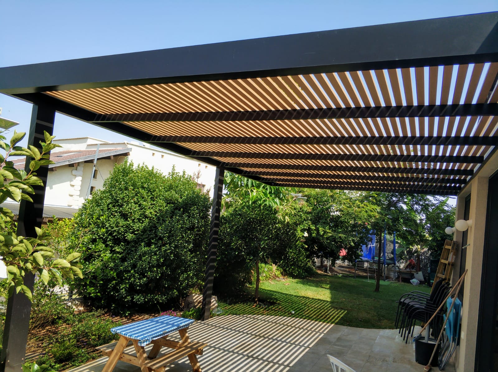 diy wood like pergola kits